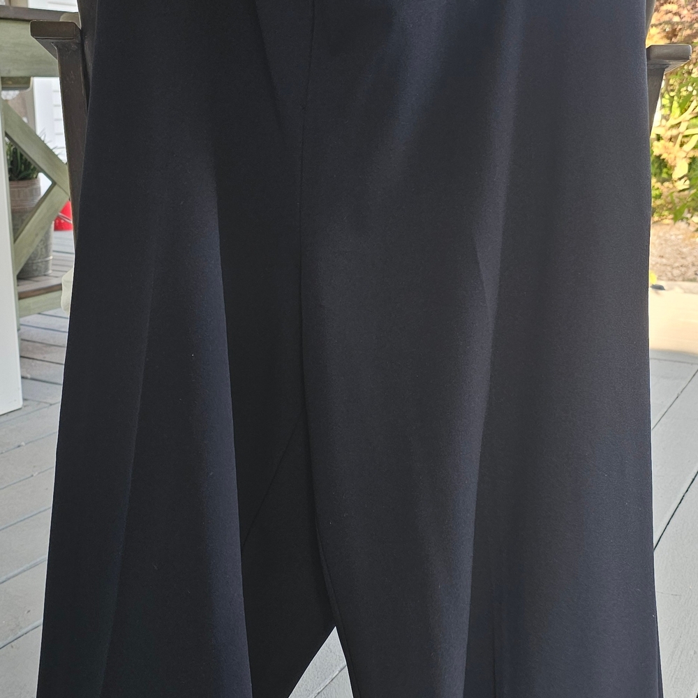 Worthington Women's Plus Wide Leg Black Pants